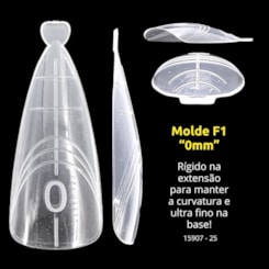 Molde F1 0mm Almond 12 tamanhos 25