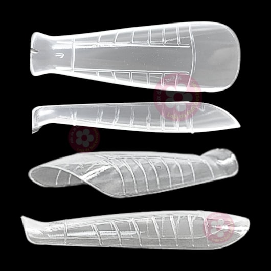 Molde F1 para unhas naturais 120un 19 para unhas