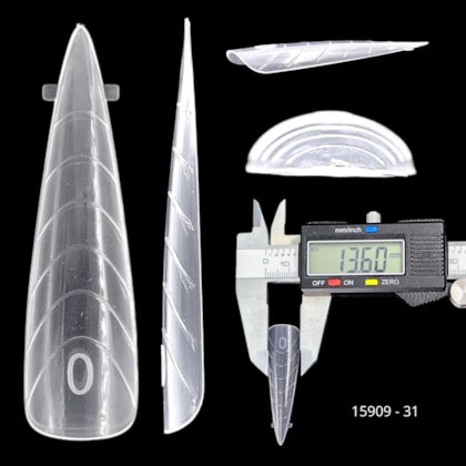 Molde F1 Stiletto 12 tamanhos Baixo ápice 16