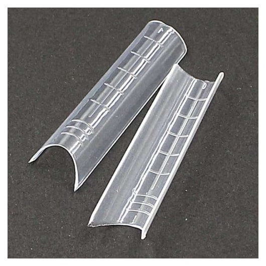 Molde Russo Curvatura C 120un Transparente Para Acrílico e Polygel para unhas