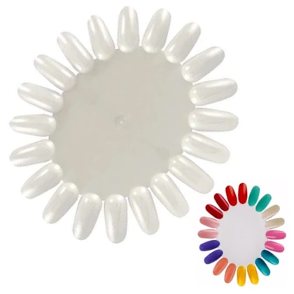 Mostruário de esmalte em gel e decoração