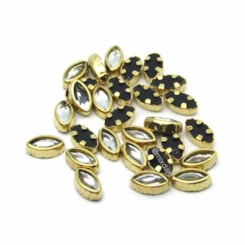 Navete Borda 3x6mm 50 Peças - Navete Borda 3x6mm 50 Peças -