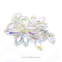 Navete Cristal 4x8mm 50 Peças Navete Cristal 4x8mm 50 Peças