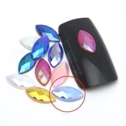 Navete Perolado 5x10mm 50 Peças - Navete Perolado 5x10mm 50 Peças -