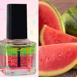 Óleo de cutículas 15ml Real Love melancia hidratante Óleo de cutículas 15ml Real Love melancia hidratante