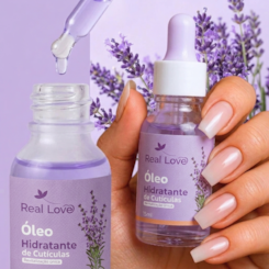 Óleo de cutículas Conta Gotas 15ml Real Love Lavanda Óleo de cutículas Conta Gotas 15ml Real Love Lavanda