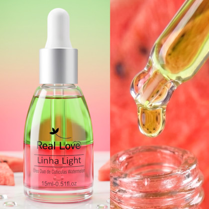 Óleo de cutículas Conta Gotas hidratante 15ml Real Love melancia