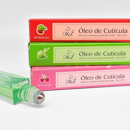 Óleo de cutículas roll-on com vitamina E D&Z Frutas e plantas