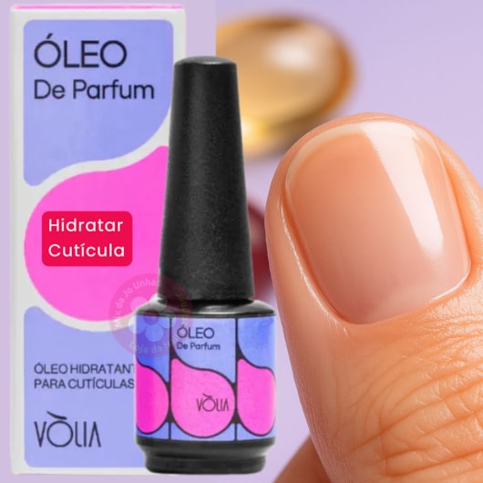 Óleo de Parfum Hidratante de Cutícula Vòlia 10ml para unhas