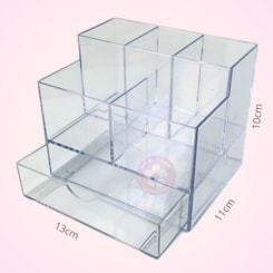 Organizador acrilico pinceis brocas espatula manicure com gaveta Organizador acrilico pinceis brocas espatula manicure com gaveta