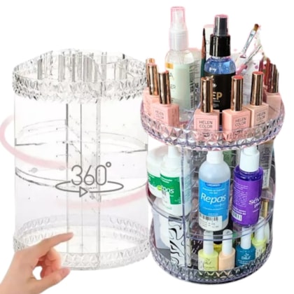 Organizador de mesa giratório