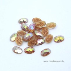 Oval Chaton 4 x 6mm 50 Peças Oval Chaton 4 x 6mm 50 Peças