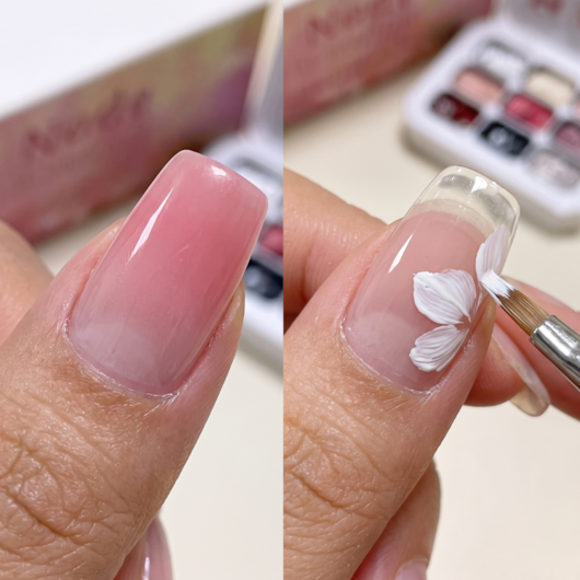Paleta de Gel Paint Nude Elegância Dafu 9 Cores 18g 9P3 para unhas