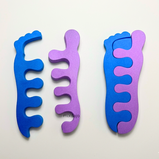 Par de Separadores de dedos para podologia para unhas