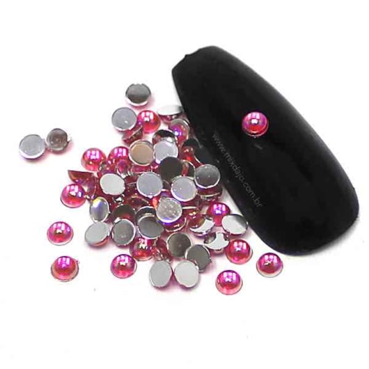 Pedra da Lua 3mm 100 Peças para unhas