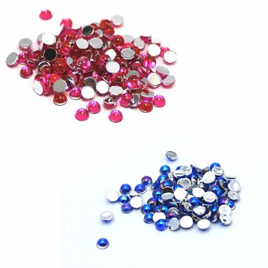 Pedra da Lua 3mm 100 Peças para unhas