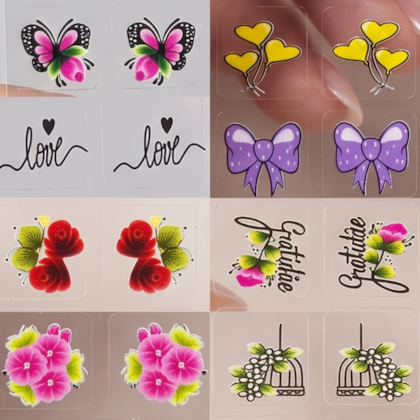 Película 3D Art a Unhas Numeração: 01