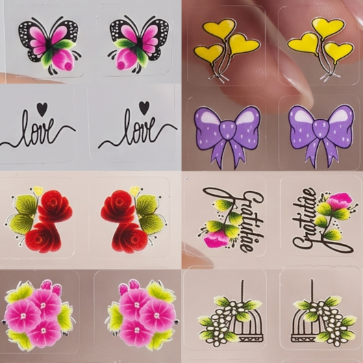 Película 3D Art a Unhas Numeração: 01 para unhas