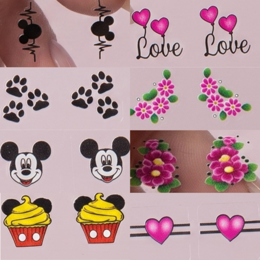 Película 3D Art a Unhas Numeração: 05 para unhas