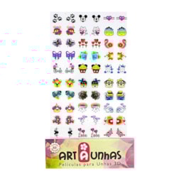 Película 3D Art a Unhas Numeração: 05 Película 3D Art a Unhas Numeração: 05