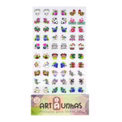 Película 3D Art a Unhas NUMERAÇÃO:06 Película 3D Art a Unhas NUMERAÇÃO:06