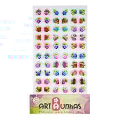 Película 3D Art a Unhas Numeração: 09 Película 3D Art a Unhas Numeração: 09