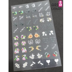 Película 3D Art a Unhas Numeração: 15 Película 3D Art a Unhas Numeração: 15