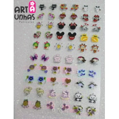 Película 3D Art a Unhas Numeração: 28 Película 3D Art a Unhas Numeração: 28