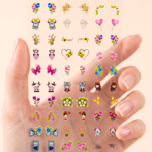 Película 3D Art a Unhas NUMERAÇÃO:29 para unhas