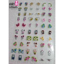 Película 3D Art a Unhas NUMERAÇÃO:29 Película 3D Art a Unhas NUMERAÇÃO:29