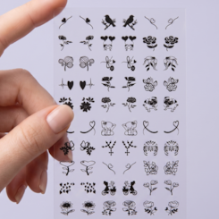 Película 3D Art a Unhas Numeração: 38