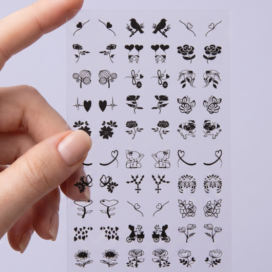 Película 3D Art a Unhas Numeração: 38 para unhas