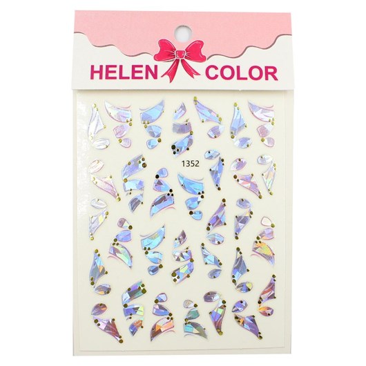 Película Borboleta Helen Color Lilás E Azul 1352 para unhas