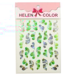 Película Borboleta Helen Color Verde E Prata 1360 Película Borboleta Helen Color Verde E Prata 1360