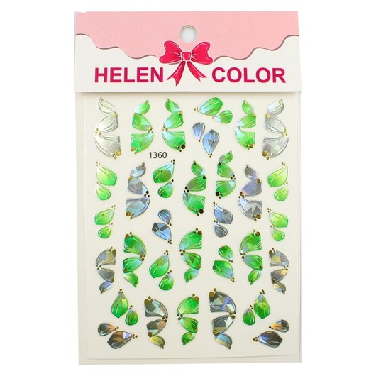 Película Borboleta Helen Color Verde E Prata 1360 - fae9345e-e216-4495-9518-bdad1f9ad911