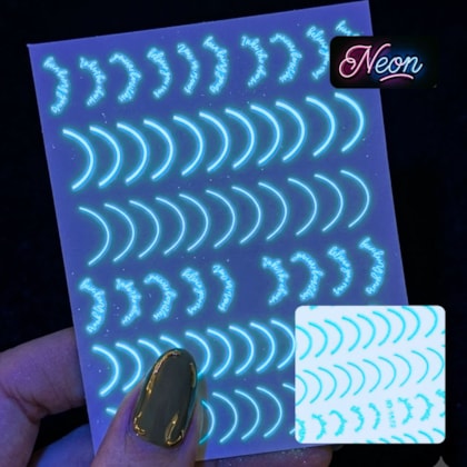 Película Borda de Cutícula e Francesinha Azul