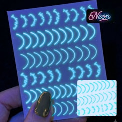 Película Borda de Cutícula e Francesinha Azul Película Borda de Cutícula e Francesinha Azul