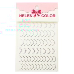 Película Borda de Cutícula e Francesinha Prateado Película Borda de Cutícula e Francesinha Prateado