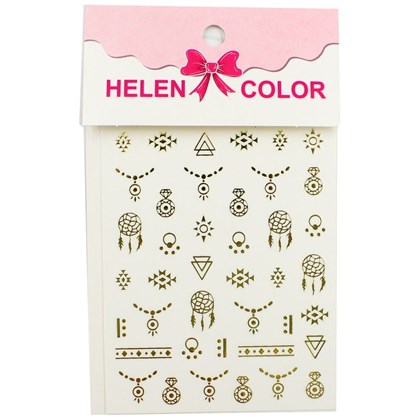 Película Dourada Helen Color Figuras Filtro Dos Sonhos