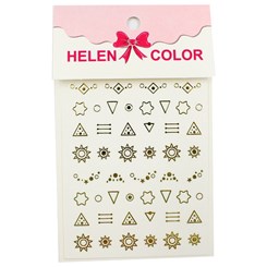 Película Dourada Helen Color Sol Estrelas