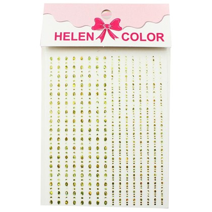 Película Dourada Holo Helen Color Modelo Dots