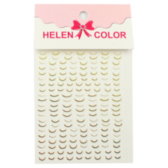 Película dourada para curva de almond e cantinhos Helen Color Toque dourado