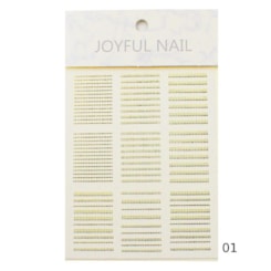 Película Metalizada Dourada - Modelo 01 Joyful Nail Película Metalizada Dourada - Modelo 01 Joyful Nail