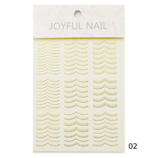 Película Metalizada Dourada - Modelo 02 Joyful Nail - Imagem principal - 63991c1c-3bb6-47d4-988e-096b22d11dc0