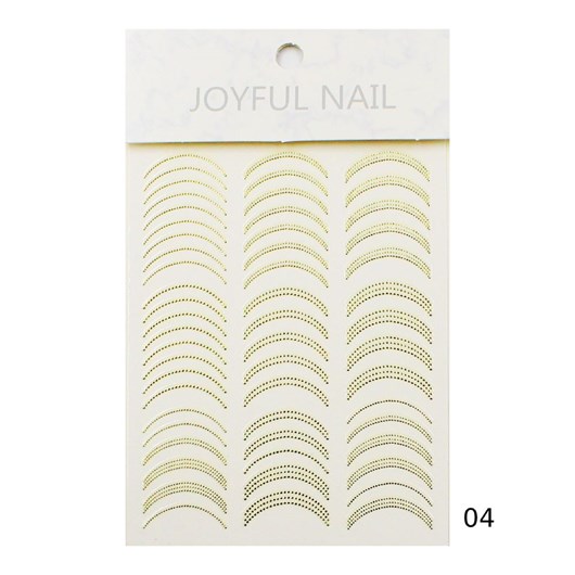 Película Metalizada Dourada - Modelo 04 Joyful Nail - Imagem principal - 321b8998-de17-4575-a294-0364aff8cddf