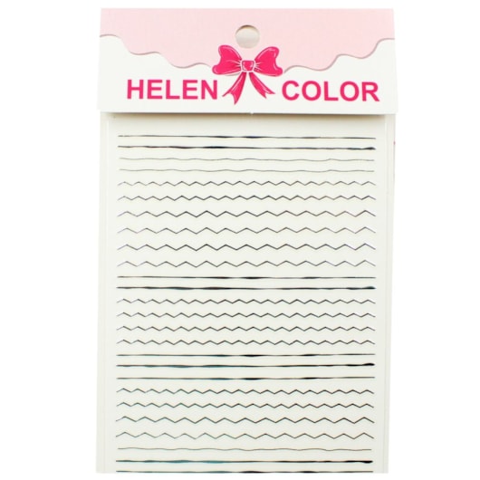 Película Metalizada Helen Color Modelo 09 Prateado para unhas