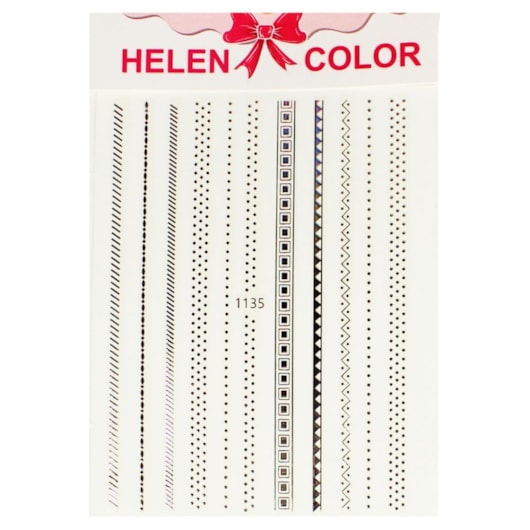 Película Metalizada Prateada Cromada Helen Color para unhas