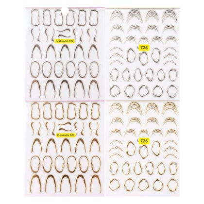 Películas cromadas para unhas decoradas
