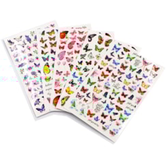 Peliculas De Borboletas Para Unhas Cor: B4 Peliculas De Borboletas Para Unhas Cor: B4