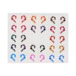 Películas de corações para 2 dedos 3d 15 pares Películas de corações para 2 dedos 3d 15 pares